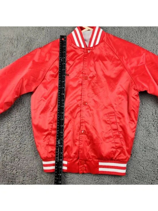 VTG Circus Bomber Jacket Youth Large Hadi Shrine Evansville IN Embroidered Lion - Picture 5 of 12